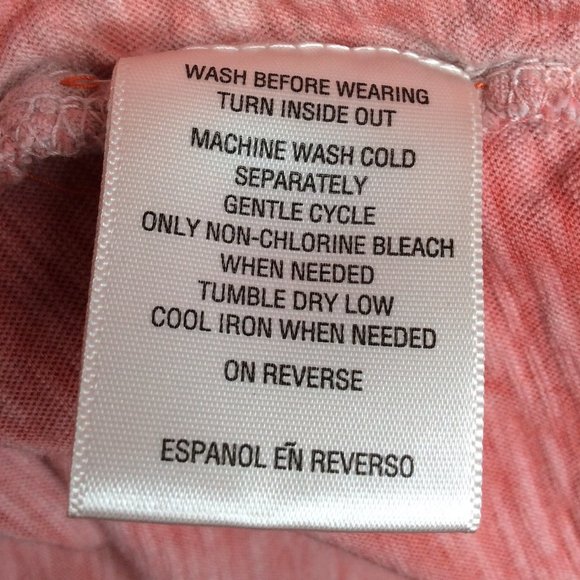 Womens Boho Peasant Top Size XL Jersey Knit Roll Tab Sleeves Lace - Picture 7 of 8